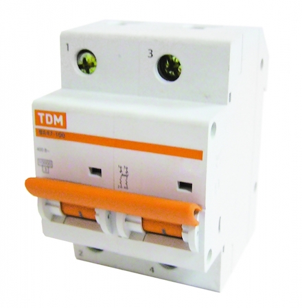 TDM ELECTRIC SQ0207-0018 Авт. выкл. ВА47-100 2Р 40А 10кА х-ка D TDM